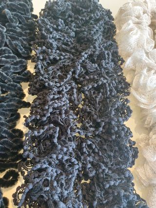 Sciarpe ciniglia e uncinetto