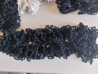 Sciarpe ciniglia e uncinetto