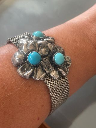 Bellissimo braccialetto vintage turchese