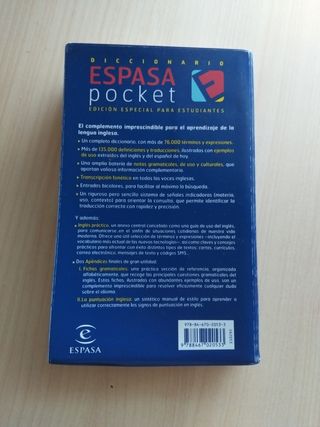 Diccionario pocket inglés- español / español - ...