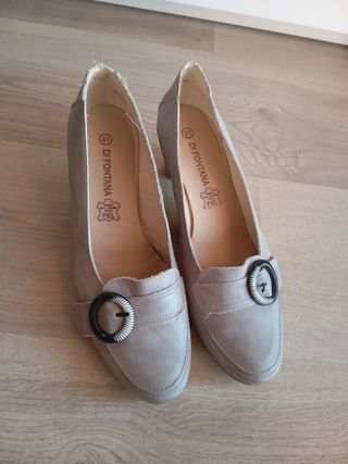 Zapatos de tacón DI FONTANA beige talla 41