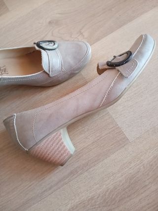 Zapatos de tacón DI FONTANA beige talla 41