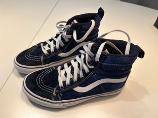 Zapatillas Vans Altas Azul Talla 35