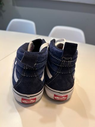Zapatillas Vans Altas Azul Talla 35