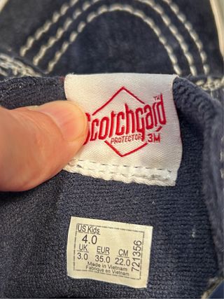 Zapatillas Vans Altas Azul Talla 35