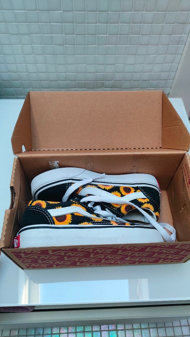 Scarpe Vans Old Skool Bambina Sunflower numero 28
