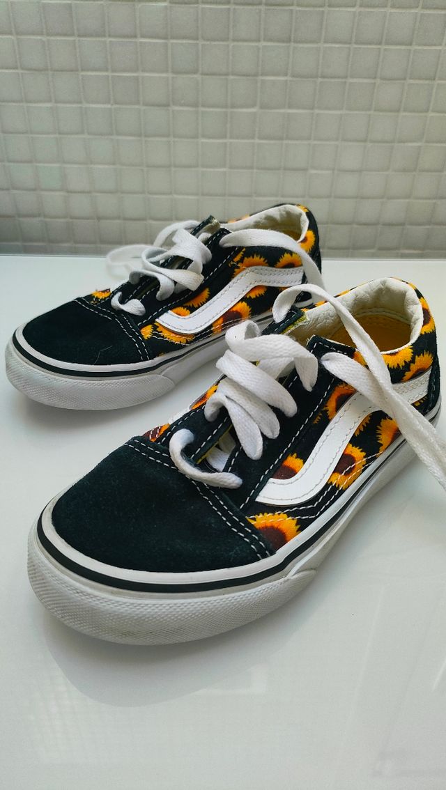 Scarpe Vans Old Skool Bambina Sunflower numero 28