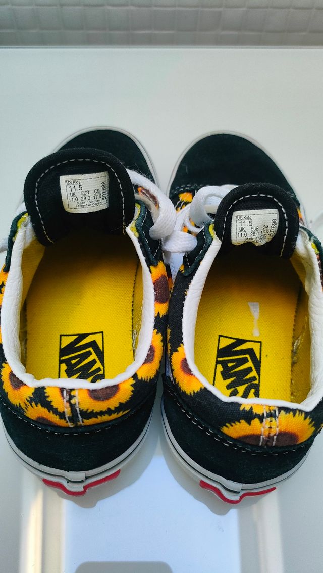 Scarpe Vans Old Skool Bambina Sunflower numero 28