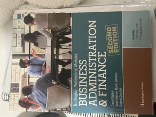 Business Administration And Finance