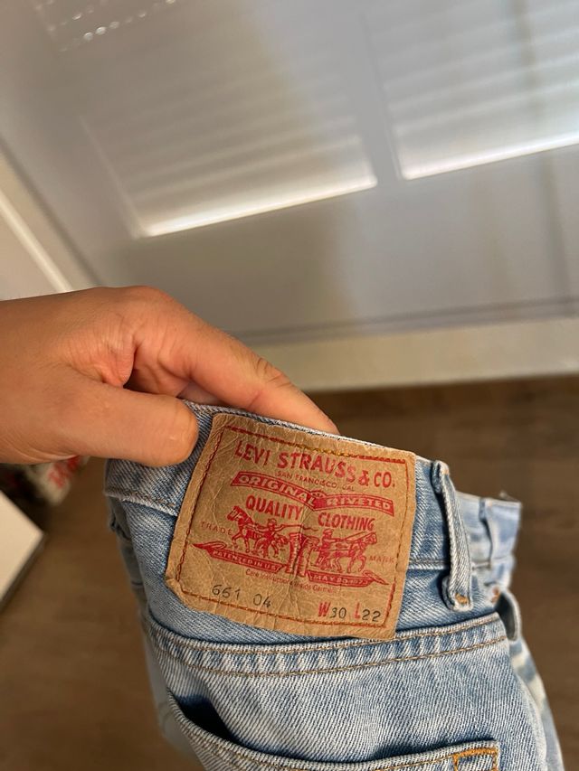 Pantalones Levi's Azules Desgastados