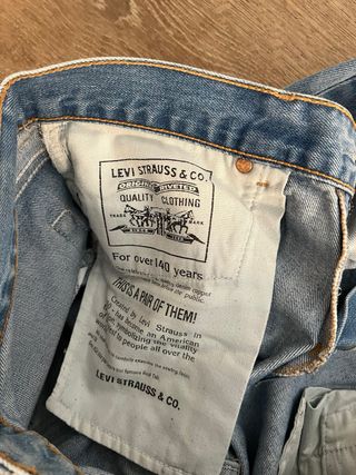 Pantalones Levi's Azules Desgastados