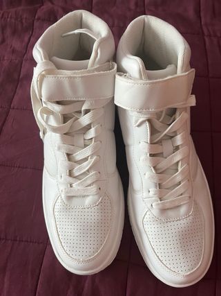 Zapatillas Botas Blancas