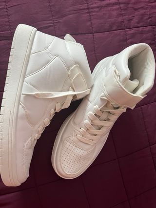 Zapatillas Botas Blancas