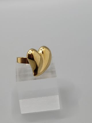 Anillo Corazón Dorado