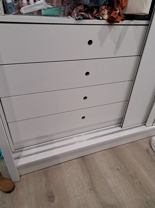 Cajonera 4 cajones para interior de armario