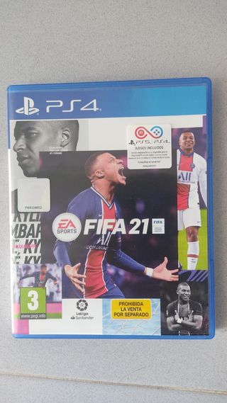 PS4 Slim Negra con FIFA 21