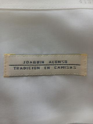 Camisa blanca caballero