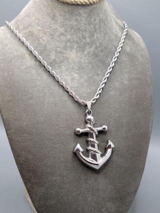 Colgante Ancla Plata