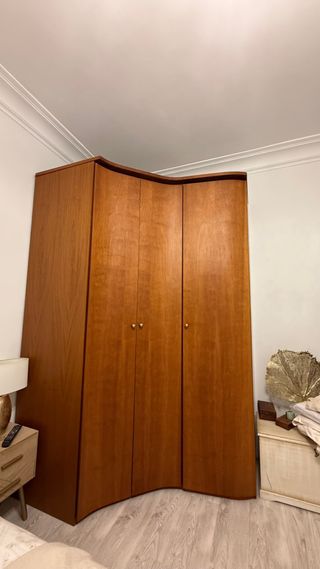 Armario esquinero 3 puertas madera
