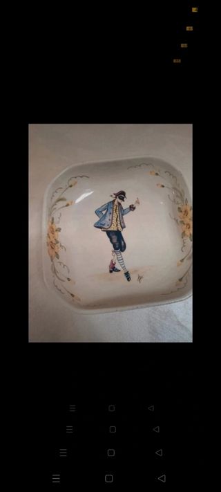 Set 4 piatti decorativi vintage