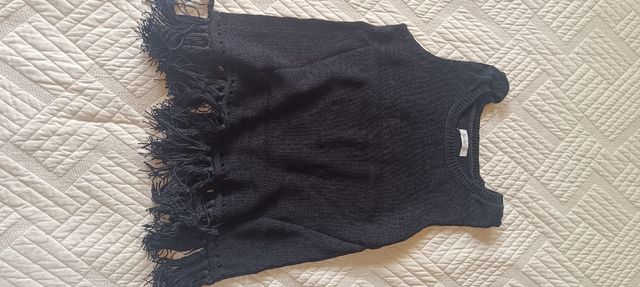 Yerse Jersey sin mangas con flecos