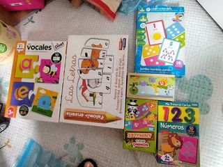 Lote Puzzles y Dominó Infantil Educativo