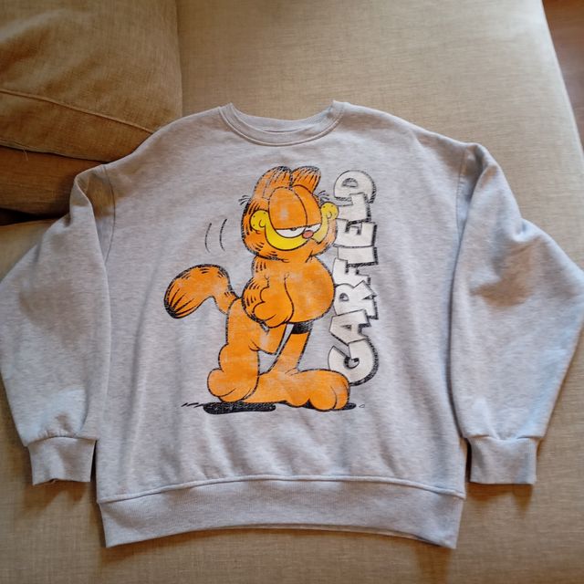 Sudadera Gris Garfield