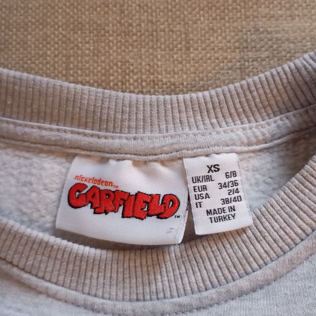 Sudadera Gris Garfield