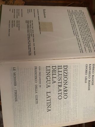 Dizionario illustrato della Lingua Latina -