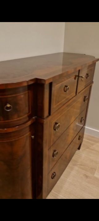 Mueble recibidor vintage madera