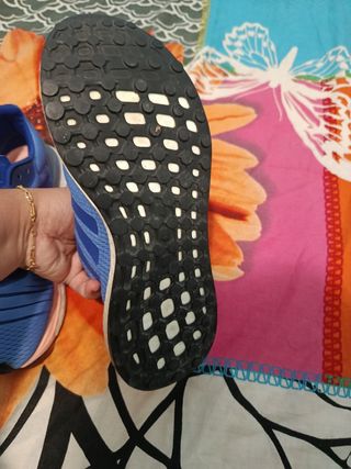 Zapatillas Adidas Azules y Rosas
