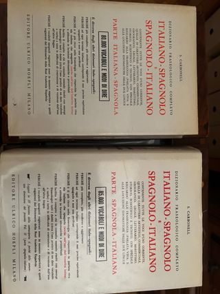 Spagnolo-Italiano Dizionario Fraseologico 2 volumi