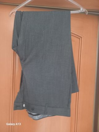 Traje completo gris moteado