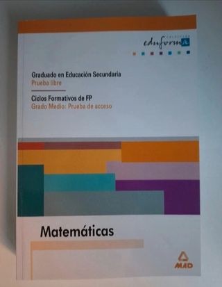 Matemáticas. Graduado en educación secundaria (...