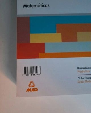 Matemáticas. Graduado en educación secundaria (...