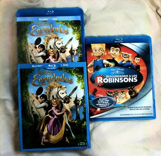 2 Películas Blu-ray/DVD Disney Español