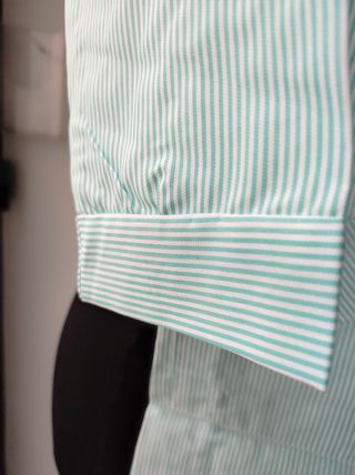 Bata escolar rayas 6 años.Nuevo.