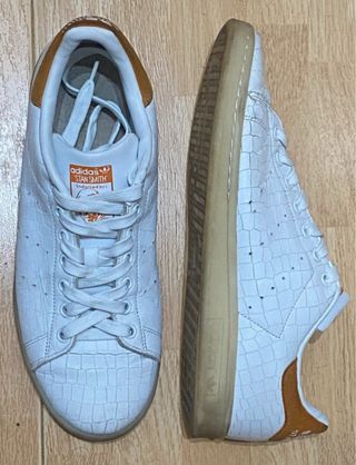 Zapatillas Adidas Stan Smith Blancas Cocodrilo