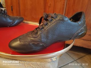 Sneakers Fendi donna pelle marrone