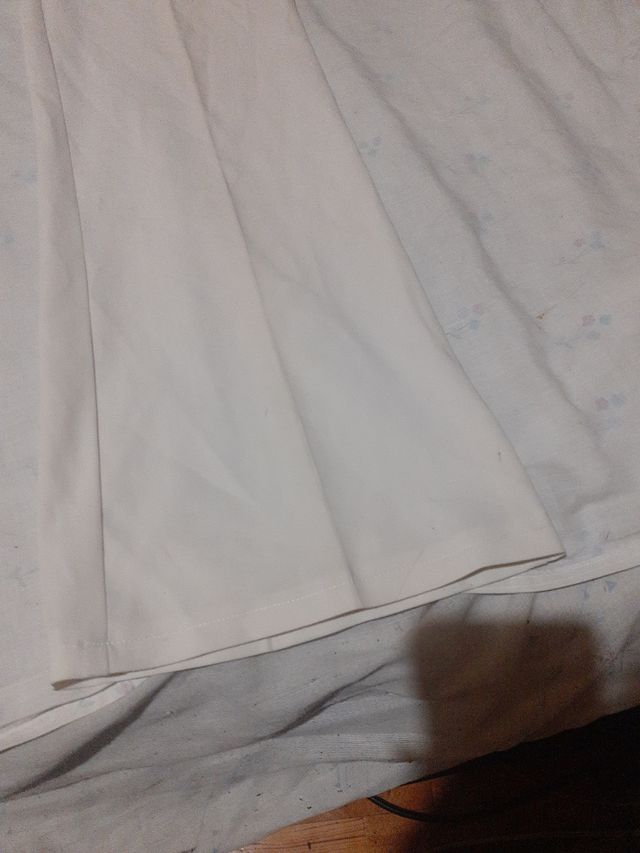 Pantalón blanco cintura dos botones