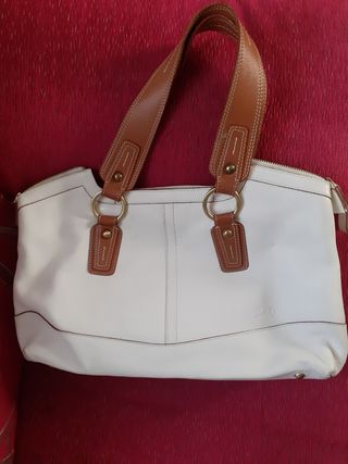 Bolso Cats Piel Blanco Hombro/Mano