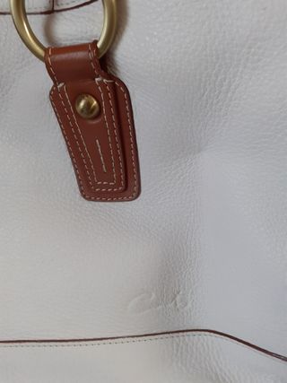 Bolso Cats Piel Blanco Hombro/Mano