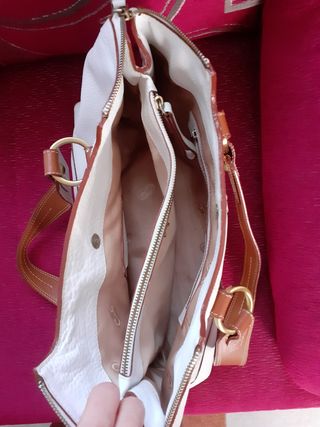 Bolso Cats Piel Blanco Hombro/Mano