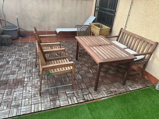 Set de Terraza madera. 