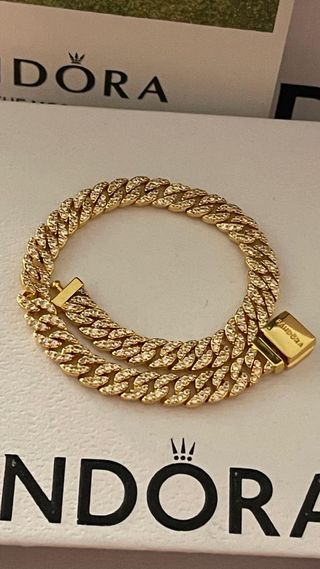 Pulsera Cubana Pandora Oro