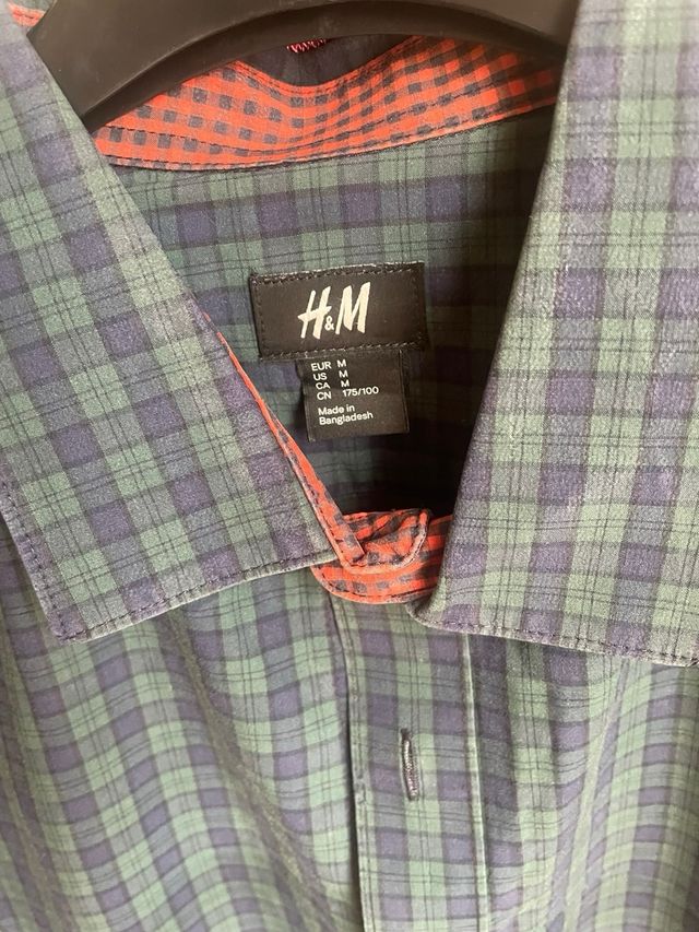 Camicia a quadri H&M uomo