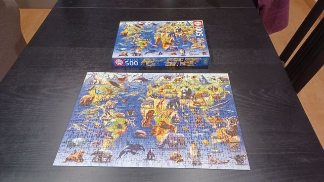 Puzzle Mundo Animal 500 Piezas Educa