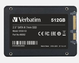 VERBATIM VI550 INTERNAL SATAIII 2,5 SSD 512GBnuovo