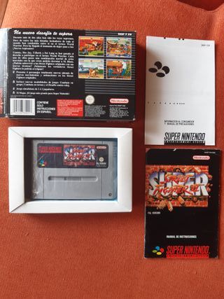 SUPER STREET FIGHTER 2 II SNES PAL ESP ORIGINAL