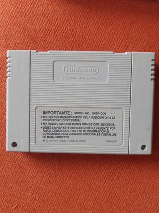SUPER STREET FIGHTER 2 II SNES PAL ESP ORIGINAL